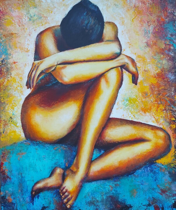 UNSPOKEN HOPES 绘画, 47.2x39.4 in