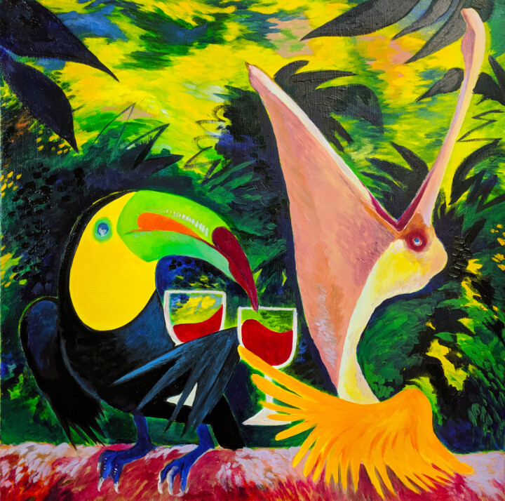 绘画,  21x21 in 