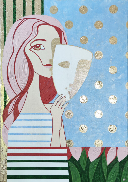绘画,  27.6x19.7 in 