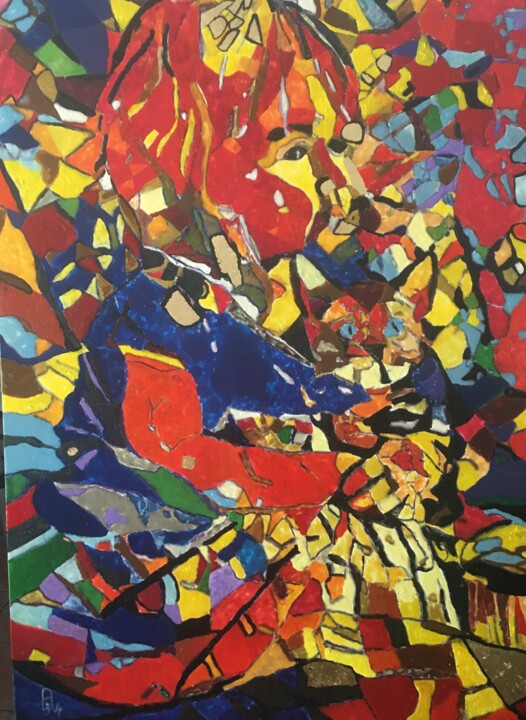 绘画,  51.2x38.2 in 