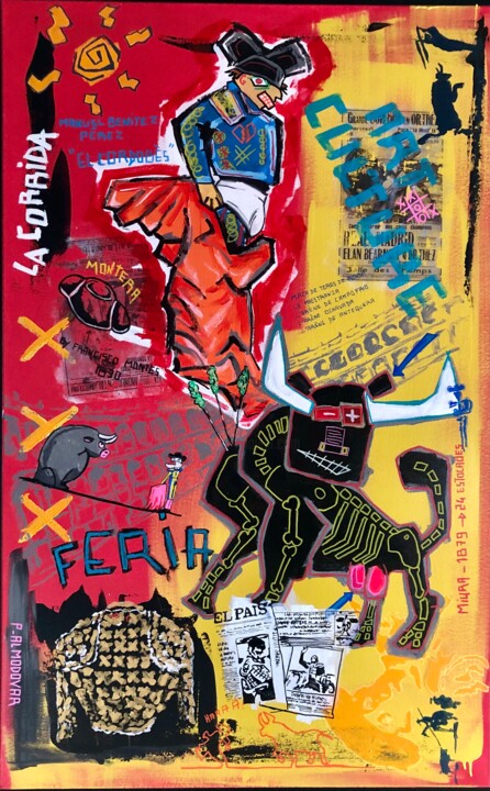 Corrida 2 绘画, 45.7x28.7 in