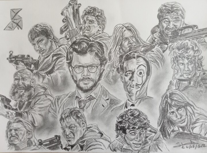 图画,  11.7x16.5 in 
