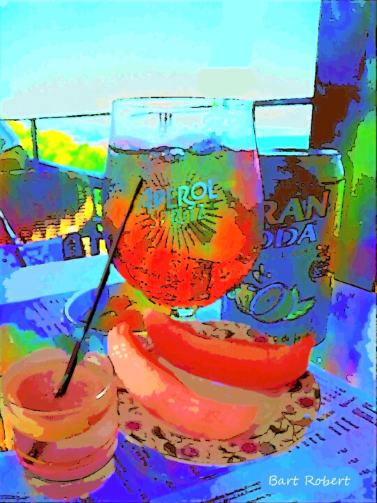 Aperitif with melon 数字艺术