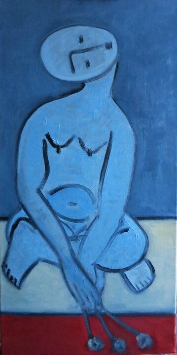 WINTER PERSEPHONE 绘画, 31.5x15.8 in