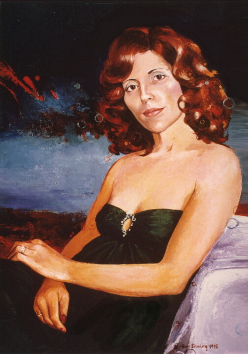 Mme F. 绘画, 28.7x19.7 in