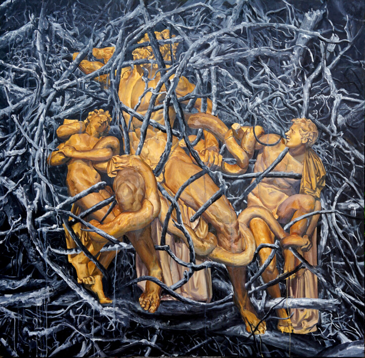 绘画,  59.1x59.1 in 