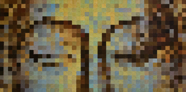 绘画,  19.7x39.4 in 