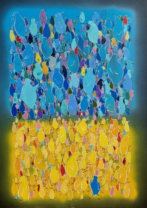 Ukraine is a capital of Freadom 绘画, 27.6x19.7 in