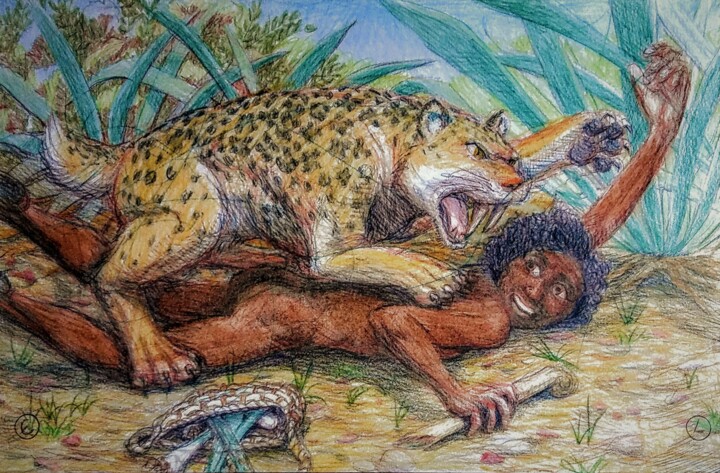 "She who would not b…" başlıklı Resim Edwin Loftus tarafından, Orijinal sanat, Pastel