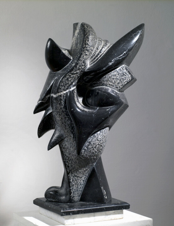 PREHISTORIC BIRD 雕塑, 23.6x12.6 in