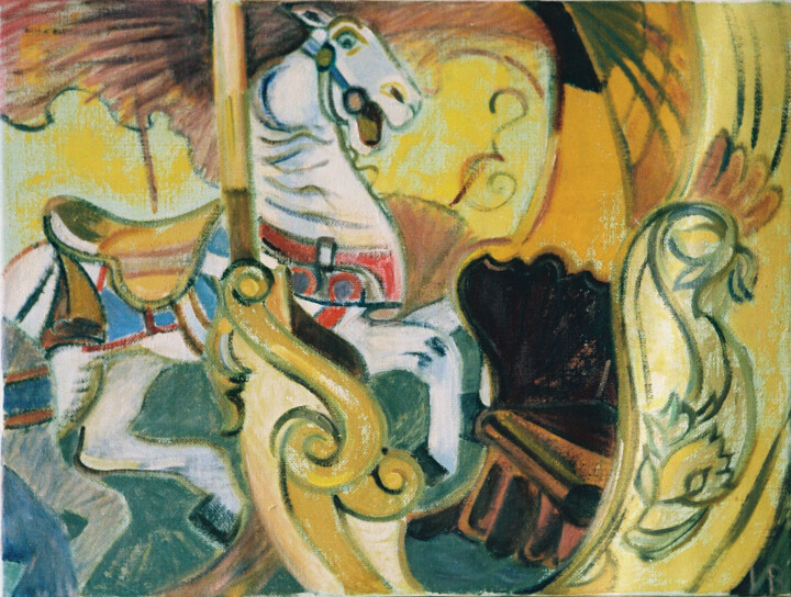 Karussell I / carousel I 绘画, 24x31.9 in