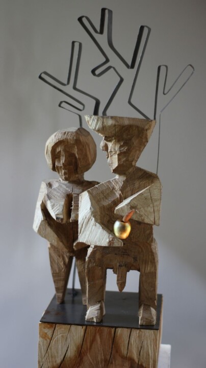 Kuszenie Adama 雕塑, 26x9.1 in