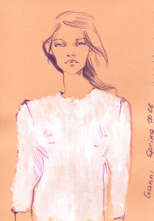 Fashion #5 图画, 8.7x6.7 in