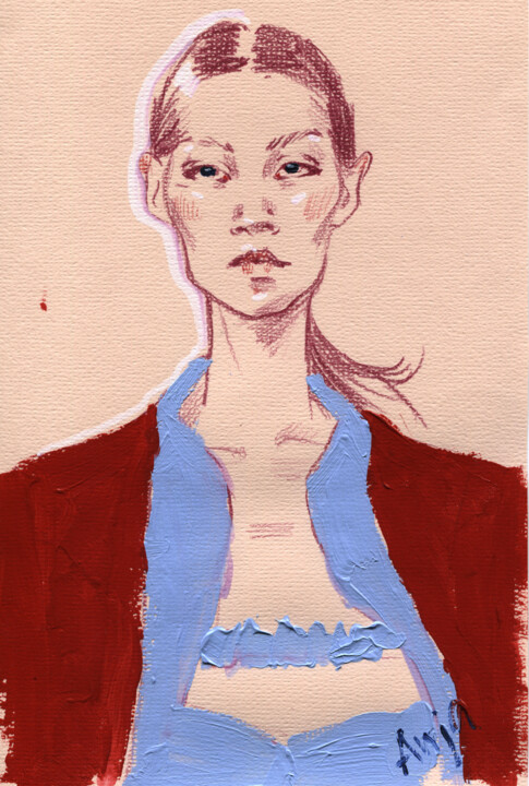 Fashion #7 图画, 7.9x5.9 in