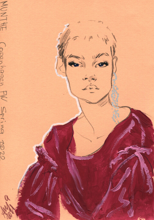 Fashion #10 图画, 8.7x6.7 in