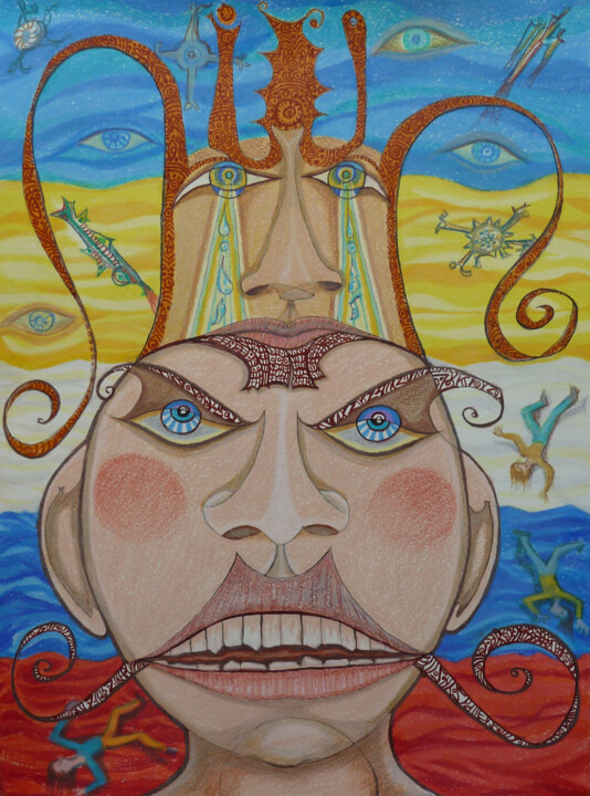 Conflit 图画, 18.9x14.2 in