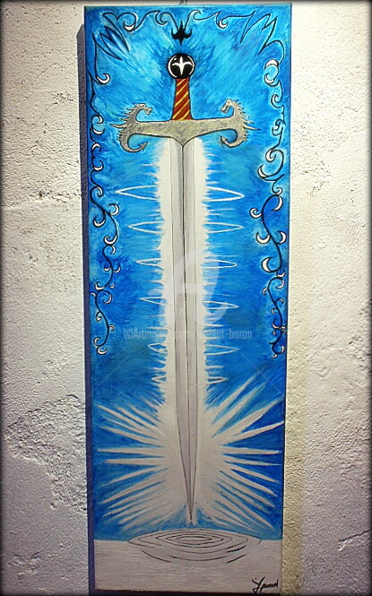 EXCALIBUR 绘画, 35.4x11.8 in