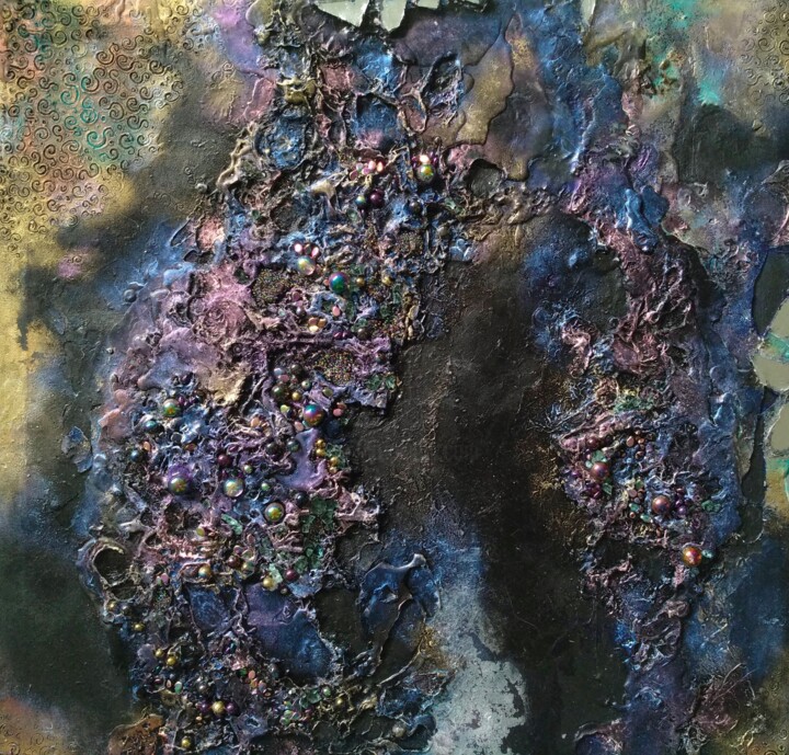 Dazzling Darkness 拼贴, 19.7x19.7 in