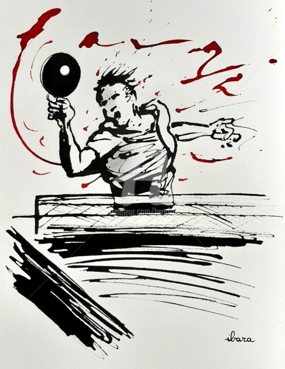 Ping-pong N°13 图画, 19.7x15.8 in