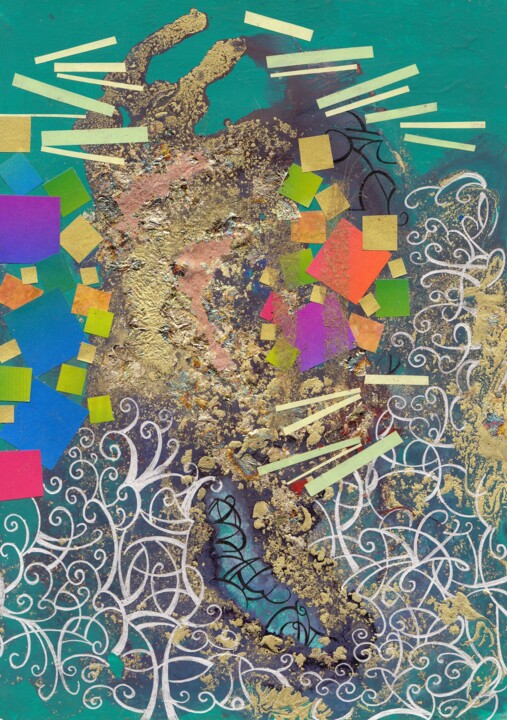 Carnival 拼贴, 11.4x8.3 in