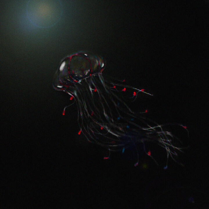 "Te seguiré hasta el…" başlıklı Dijital Sanat Joss Canfly tarafından, Orijinal sanat, Dijital Resim