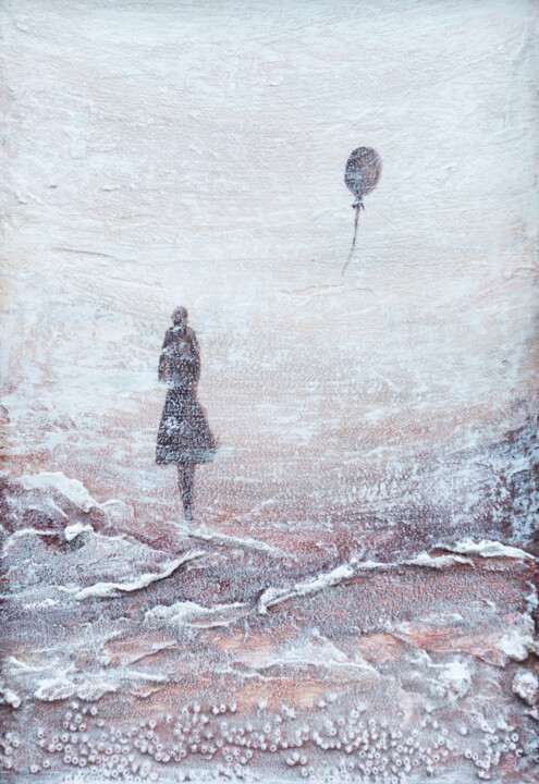 The farewell 绘画, 11.2x7.7 in