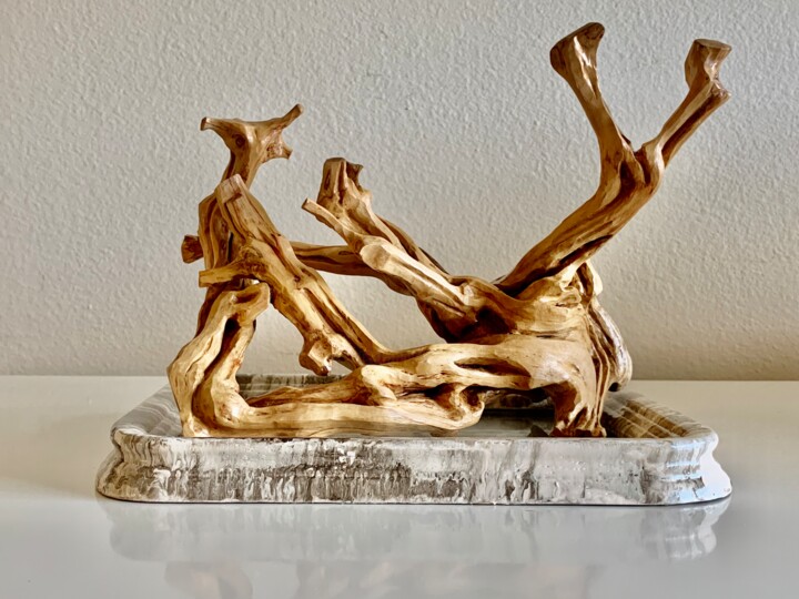 Terpsichorean See-Saw 雕塑, 5x8 in