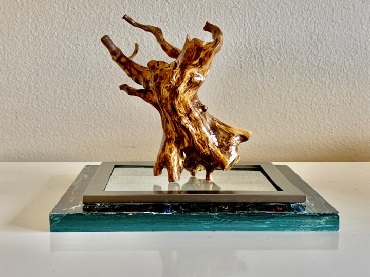 Floating Tree 雕塑, 6x3.5 in