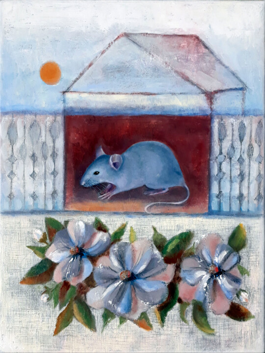 In safety 绘画, 13.8x9.8 in