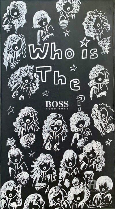 Who is the Boss ? 图画, 13.8x7.5 in