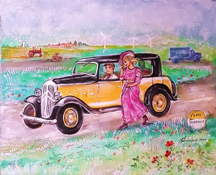 Rétro Beauce 2022 绘画, 19.7x24 in