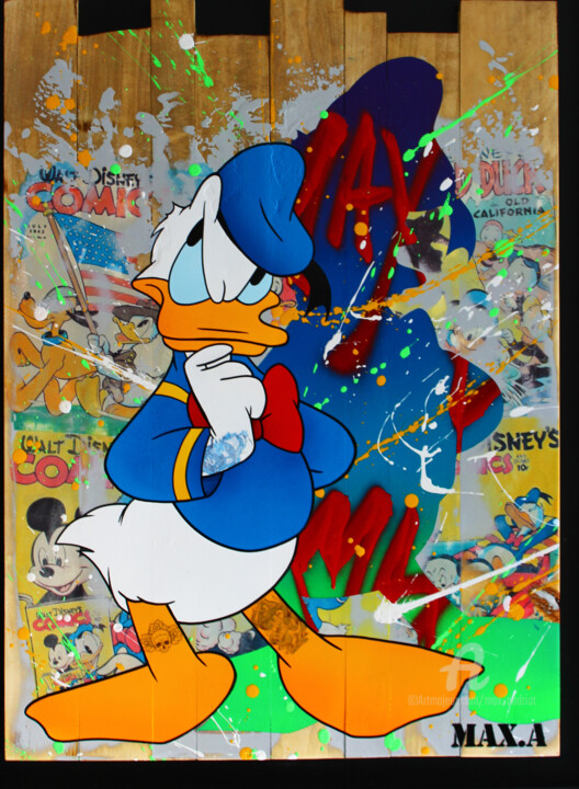 donald 绘画, 29.9x22.1 in