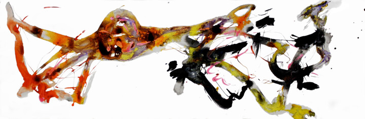 SKETCH#359 绘画, 10.3x31.3 in