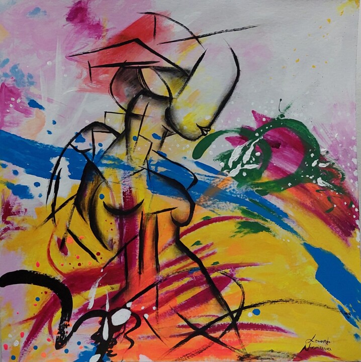 Êxtase 绘画, 27.6x27.6 in
