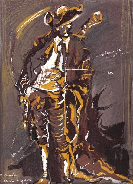 Peinture intitulée "LES NOCES DE FIGARO" par Catherine Suchocka, Œuvre d'art originale
