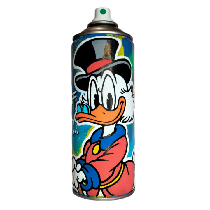 Uncle Scrooge - Pay Yourself First 雕塑, 7.5x2.6 in