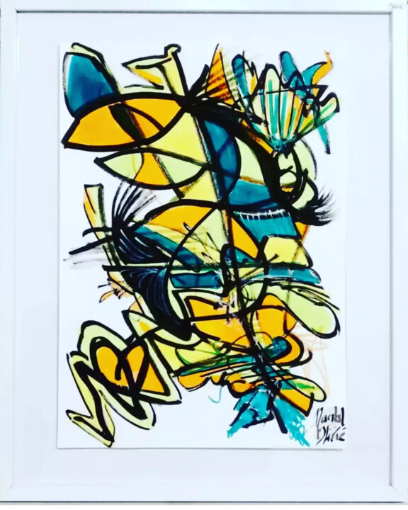 图画,  16.9x12.2 in 