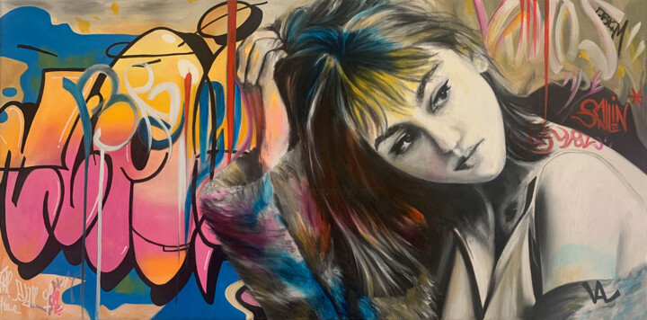 Trouver l'inspiration 绘画, 15.8x31.5 in