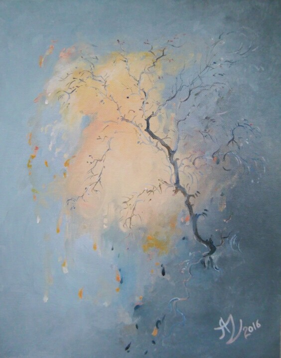 「In between seasons」というタイトルの絵画 Anita Zotkinaによって, オリジナルのアートワーク, オイル