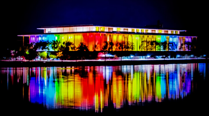 Urban Spectrum Reflection Printmaking, 36x64 in
