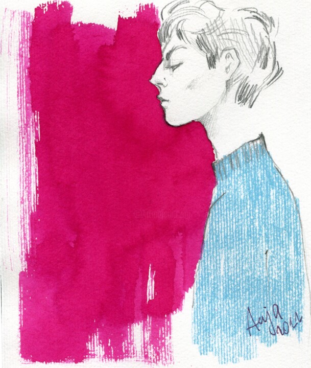 Fashion #13. Charles de Vilmorin 图画, 7.9x7.1 in
