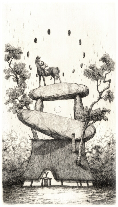 Domus 印花与版画, 13.8x7.9 in