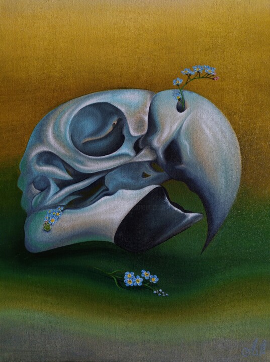 Don't forget the Blue Macaws 绘画, 15.8x11.8 in