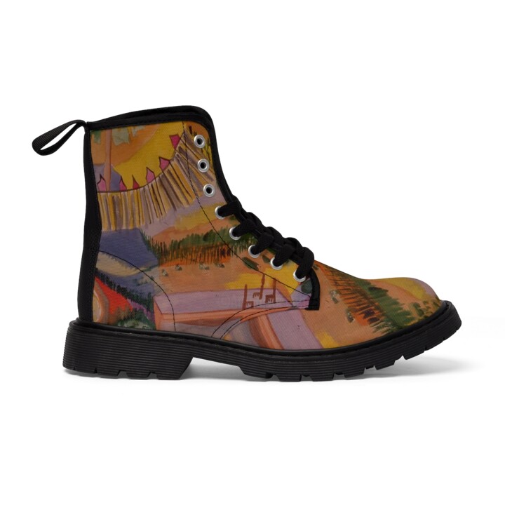 纺织艺术 标题为“Park Boots” 由Eleanor Wolper, 原创艺术品, 饰品