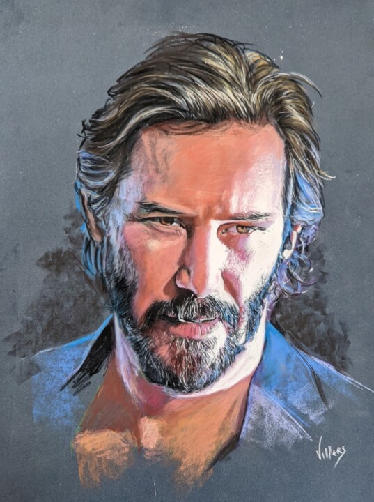 Keanu Reeves 图画, 17.7x12.6 in
