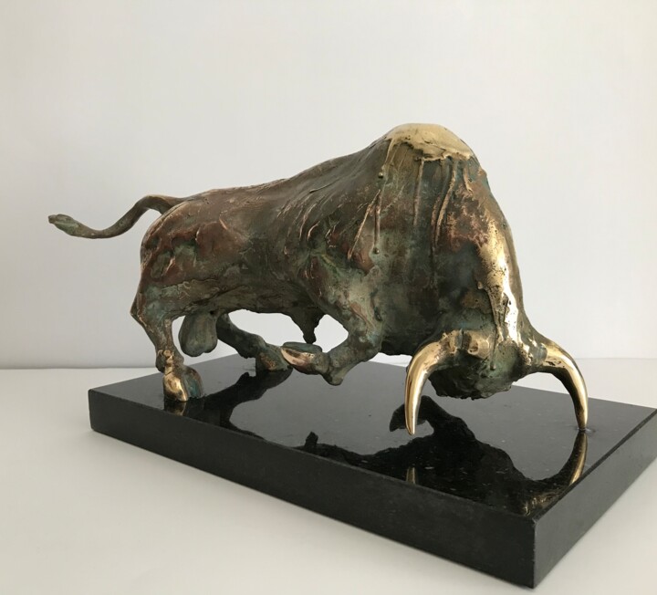 Toro 雕塑, 7.1x13 in