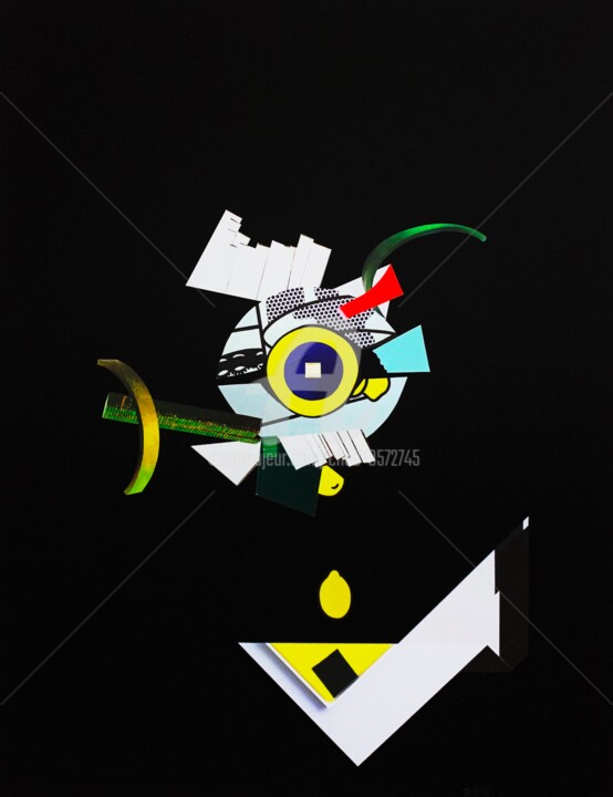 Collages titled "ARC-EN-CIL" by Cha, Original Artwork, Collages