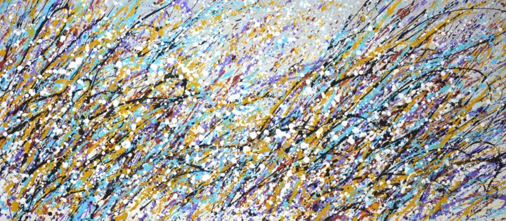 Expression 666. 绘画, 23.6x55.1 in