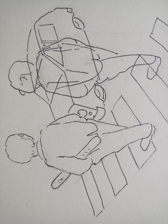 Piccola vendetta Drawing, 6.7x9.5 in