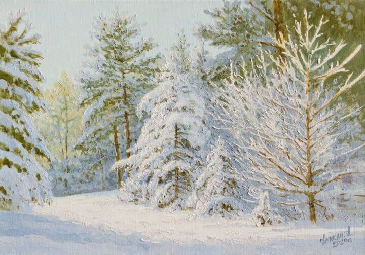 Winter's Tale 绘画, 13.8x19.7 in